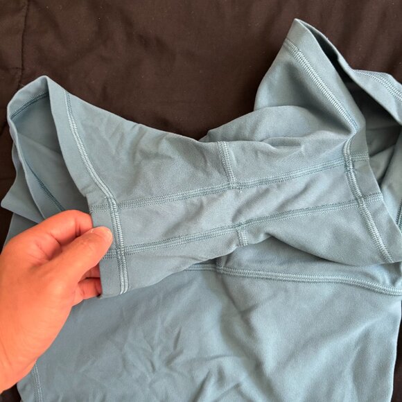 Like New Lululemon align biker short - Size 6, Blue - Picture 5 of 6